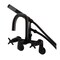 Aqua Vintage AE8450DX Wall Mount Clawfoot Tub Faucet, Matte Black AE8450DX - alternate 1